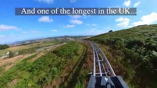 First Alpine Coaster in Scotland [upl. by Atsirc]