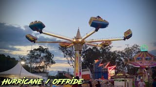 Hurricane  Offride  Mt Gravatt Funfair 2021 [upl. by Bard744]