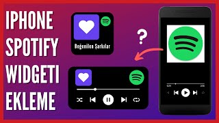 iPhoneda Ana Ekrana Nasıl Spotify Widgetı Eklenir [upl. by Enamrej]