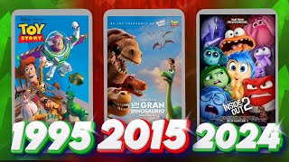 Todas las películas de Disney Pixar 1995 – 2024 [upl. by Hguh]