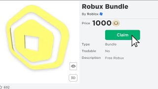 ROBLOX FINALLY ADDED FREE ROBUX 🤑 [upl. by Phyllida]