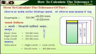 17 How To Calculate The Tolerance Of Part [upl. by Nnahaid]