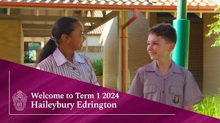 Haileybury Edrington Berwick  Welcome to Term 1 2024 [upl. by Alyahc917]