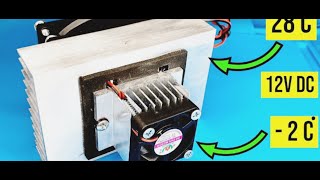 how to make Paltier air conditionerpeltier module [upl. by Arron671]