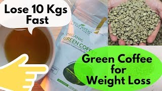 Green Coffee for Weight Loss  How to Make Green Coffee  Lose 10 Kgs Fast  Giveaway [upl. by Atekihs506]