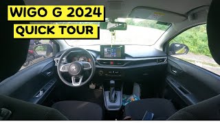 2024 Wigo G Quick Tour Driver amp Passenger POV Inside Look [upl. by Haneen849]