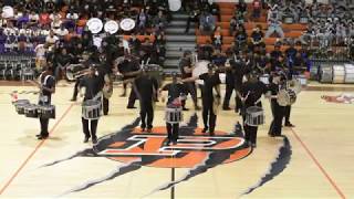 Piper High Drumline Performance 1st Annual CHOPS Drumline Battle 2018 [upl. by Harvison]