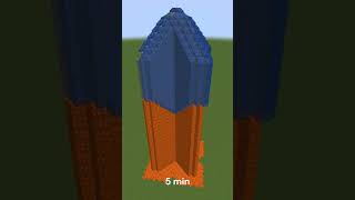 Minecraft Tower Through the Ages 🤯😱 minecraft shorts [upl. by Maribel]