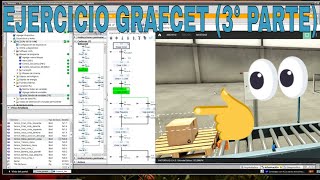 EJERCICIO GRAFCET 3° Parte en TIA PORTAL  PLC ESPAÑOL 🚀 104 [upl. by Ahsenra]