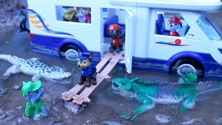 PATRULLA CANINA CAE al RIO PAW PATROL jurassic world Patrulla de cachorros [upl. by Westney]