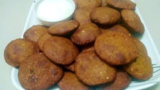 बाजरी के वडे बनाने की विधि  Bajri Vada Recipe in Hindi  Bajra Vada  Vada Banavani Rit [upl. by Ahsha110]