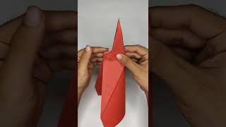 How To Make Paper Rocketeasy and simple paper rocket viralvideo shorts papercraft rocket plane [upl. by Talbott]