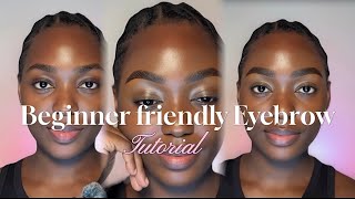 Beginner Friendly Brow Tutorial  Soap Brows Beginner Makeup [upl. by Ailimaj]