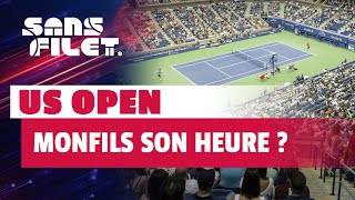 🎾 Tennis ATP US Open 2021  Gaël Monfils lobstacle Sinner Sans Filet [upl. by Rowe]