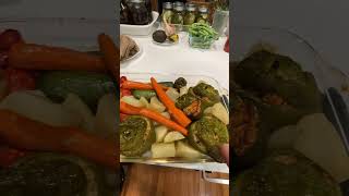 Vegan GreekRecipe Gemistá Stuffed Vegetables Recipe in description [upl. by Cynth]