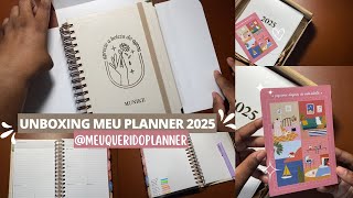 UNBOXING PLANNER 2025 Meu Querido Planner com um FINANCEIRO PERFEITO [upl. by Quickman]