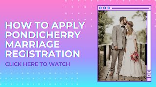 How to apply pondicherry marriage registration in online through mobile [upl. by Iah]