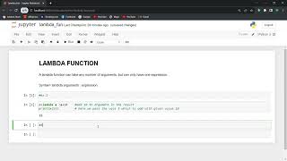 Lambda Function  python lambda function  Python Lambda Functions Explained [upl. by Lorelle]