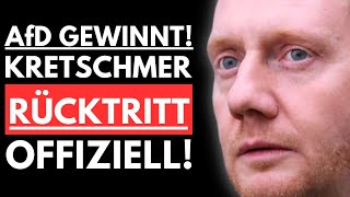 🚨PAUKENSCHLAG KRETSCHMER TRITT ZURÜCK AfD ÜBERNIMMT REGIERUNG IN SACHSEN🚨 [upl. by Namrehs]