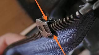 Reissverschluss reparieren  Repair zipper [upl. by Atiuqin]