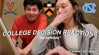 COLLEGE DECISION REACTIONS 2024 amp where I decide to attend [upl. by Kamillah]