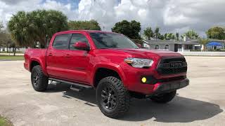 3rd Gen Tacoma 2019 SR5 on 2 inch leveling kit and 26575r16 [upl. by Aimal]