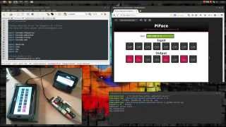 Raspberry Pi  Control PiFace remotely via WebSocket v2 [upl. by Apul]