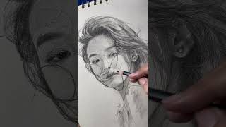 Are you ok fanart zhangruonan pencilsketch drawingportrait [upl. by Budd506]