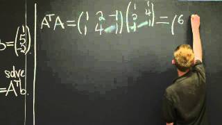 Least Squares Approximation  MIT 1806SC Linear Algebra Fall 2011 [upl. by Nitsew]