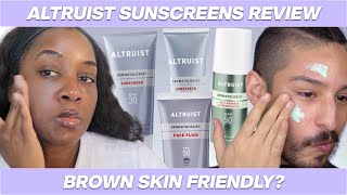 Altruist Sunscreen Review Brown Skin Friendly feat The Style And Beauty Doctor [upl. by Sivam]