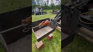 195 horsepowered chicken grill rotisserie🔥🍗 [upl. by Ailem]