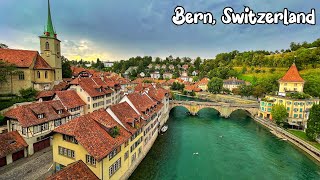 Bern Switzerland walking tour 4K  The most beautiful Swiss cities  Charming city [upl. by Adnohser530]