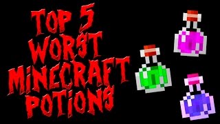 Top 5 Worst Potions in Minecraft [upl. by Penni19]