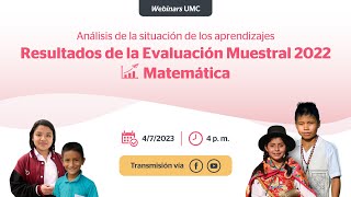 Resultados de la Evaluación Muestral 2022 Matemática [upl. by Adnouqal349]