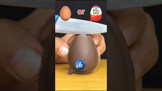 EGG 🆚 KINDER JOY  KON JITEGA BATAO shortvideo [upl. by Lytsyrk]