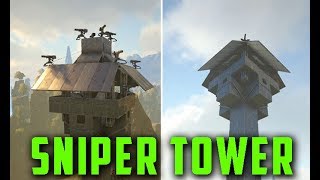 Ark  How to Build a SNIPER Tower Tutorial [upl. by Terrill938]