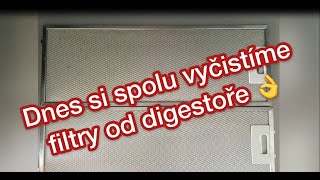 Uklízíme s Lucií Jak jednoduše vyčistit filtry od digestoře ♥ [upl. by Sivehc416]