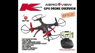 Kmart AeroView GPS Drone  First Look amp Overview [upl. by Lehsreh46]