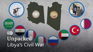 How Libya is torn apart by militias extremists and foreign powers  Libya war UNPACKED [upl. by Anert25]