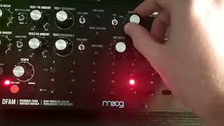 Moog DFAM Tutorial Kick Snare and HiHat in one sequence [upl. by Hedda]