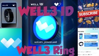 🚀WELL3 Ring UNVEILED🚀  Unlock 🔓 Health amp Wealth with WELL3  Your Data Your Treasure 🧿 [upl. by Enyawad725]