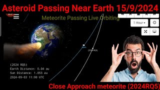 NASA asteroid warning 2024 Asteroid hitting Earth 2024 Asteroid passing Earth 15 September Live [upl. by Nnylkcaj]