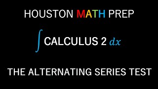 Alternating Series Test Convergence Test [upl. by Lomax]