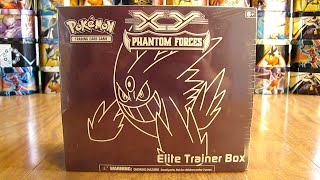 Mega Gengar Phantom Forces Elite Trainer Box Opening [upl. by Kim]