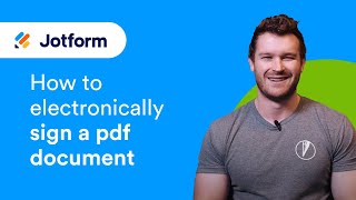 How to electronically sign a PDF document [upl. by Nosak]