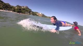 Surf Group Lesson Sayulita with WildMex Surf and Adventure Mexico [upl. by Iteerp]