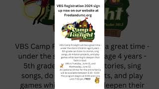 VBS Camp Firelight at Freeland united Methodist Church [upl. by Sisely230]