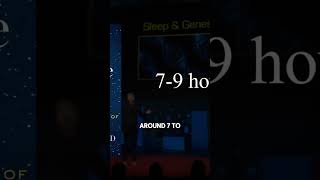 How much sleep do we need sleep science shorts [upl. by Simonetta607]