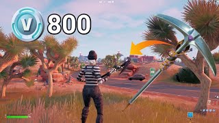 Studded Axe Pickaxe Gameplay in Fortnite Sound Test  Review Should You Buy [upl. by Kcirreg]