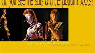 David Bowie Preston Guild Hall jan 9th 1973  audio [upl. by Gnil485]